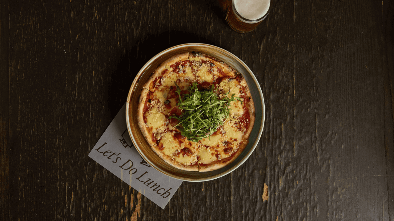Pizza and wine special by Isles Lane